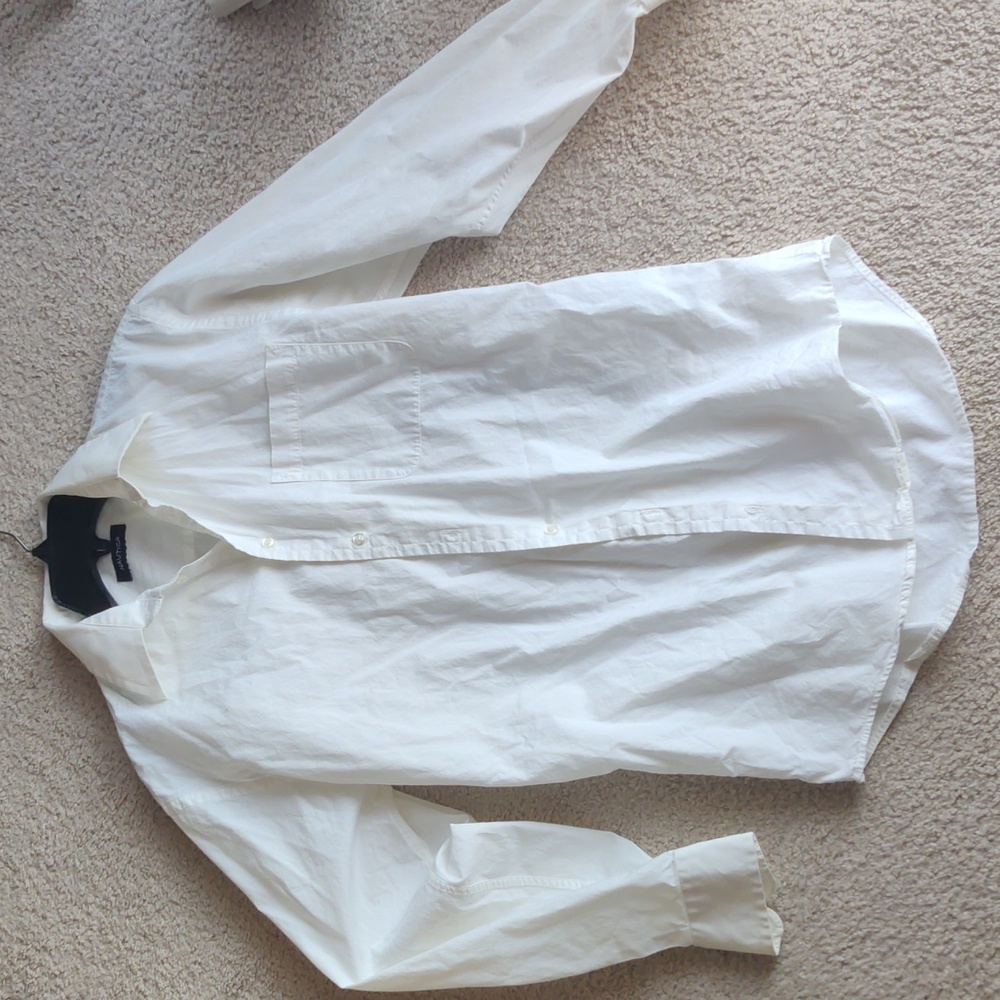 Náutica White Man button  shirt